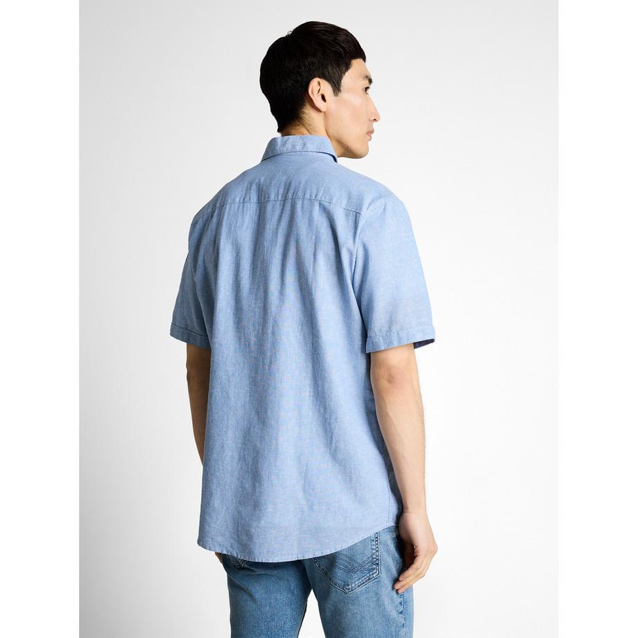 TOM TAILOR Chemise à Manches Courtes Boutonnée  