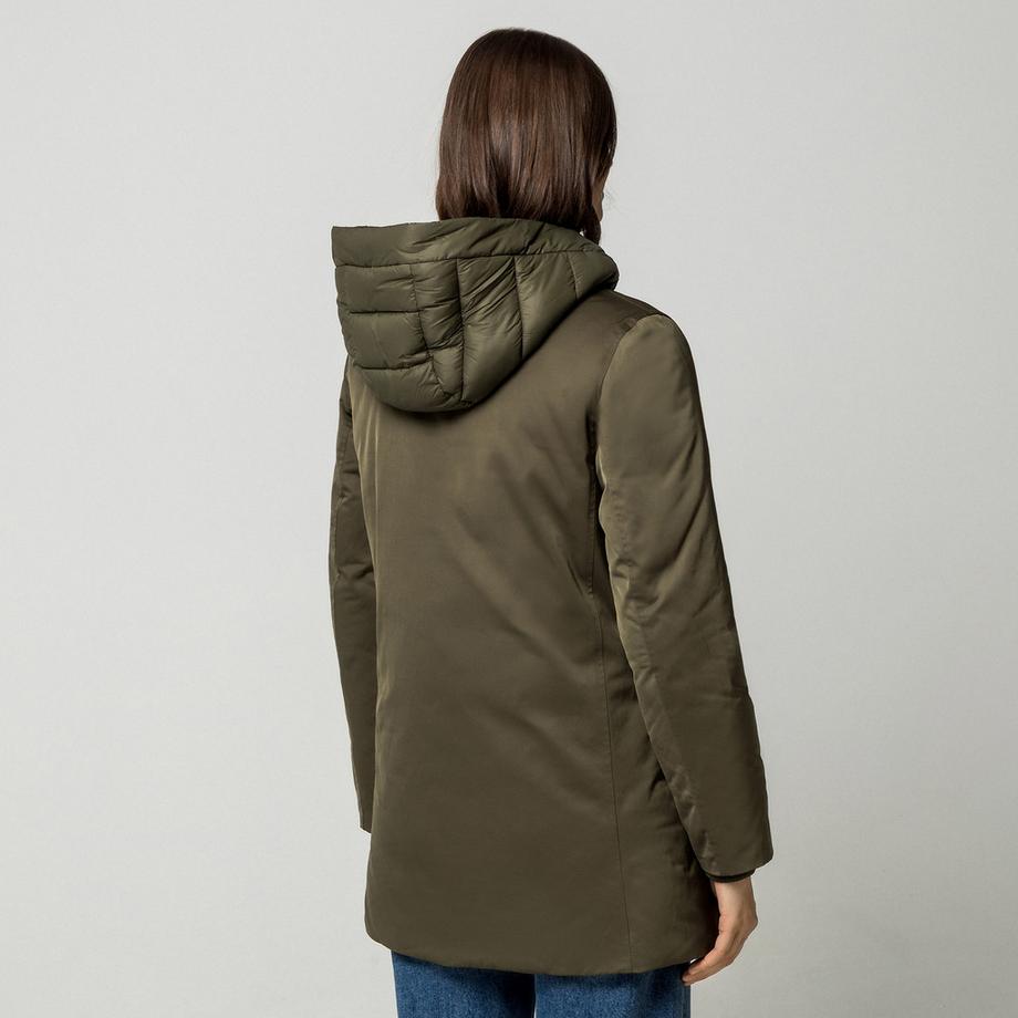 Manor Woman Parka con cappuccio e tasche anteriori  