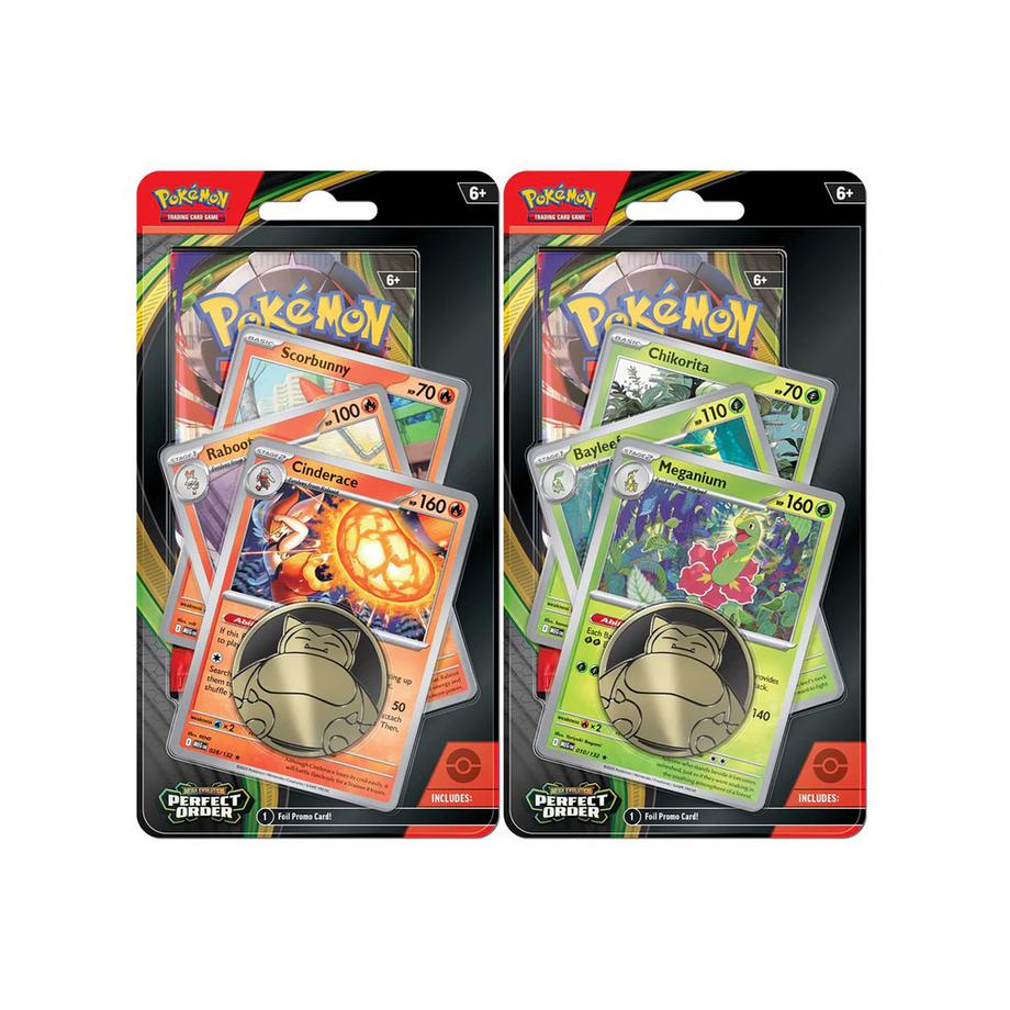 Pokémon TCG: Mega Evolution Perfect Order Premium Checklane Blister, englisch, Zufallsauswahl