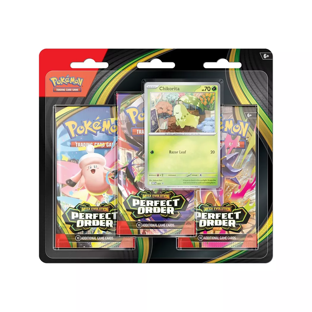 Pokémon ME03 Perfect Order 3-Pack Blister Multicolor
