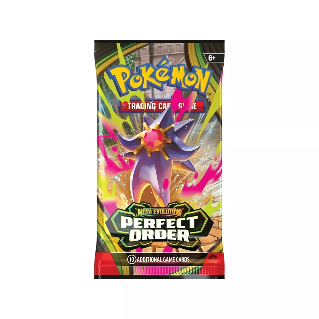Pokémon - Mega Evolution-Perfect Order Booster Pack, englisch, Zufallsauswahl, Multicolor