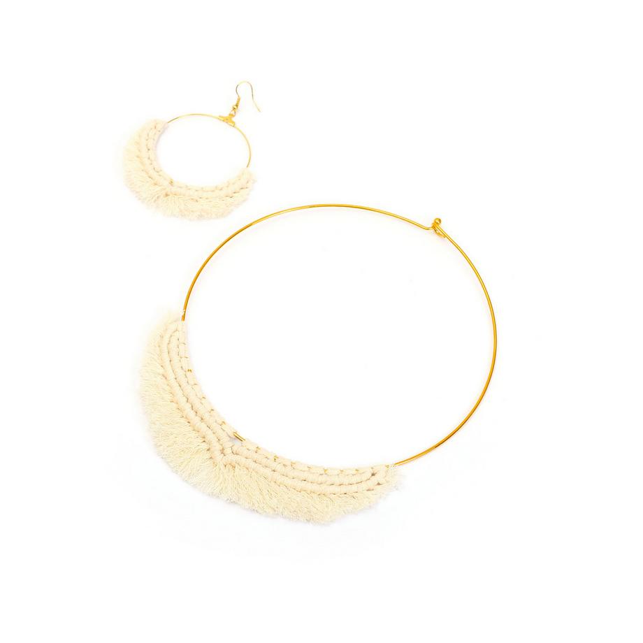 Graine Creative Set de macramé boucles d’oreilles 