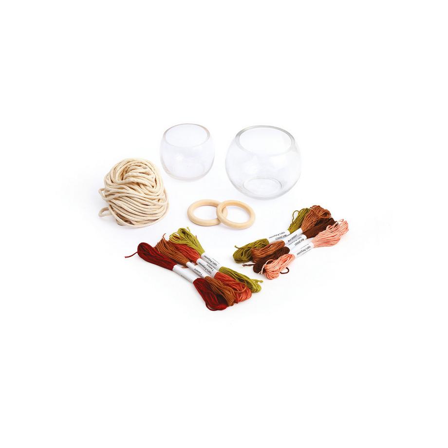 Graine Creative Set de macramé Kit tressage déco suspendues 