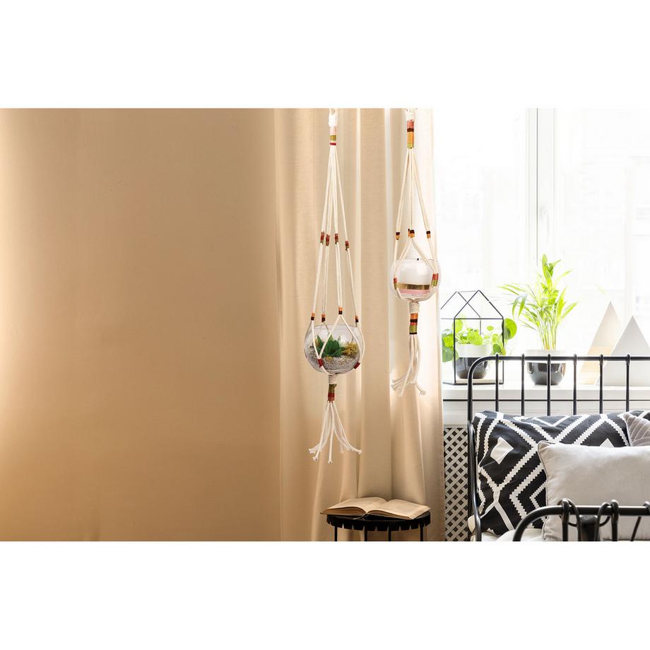 Graine Creative Set de macramé Kit tressage déco suspendues 
