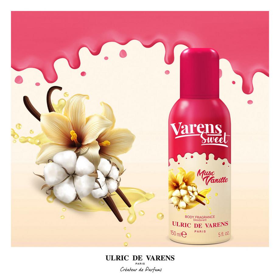 Ulric De Varens  Sweet Musk Vanille Body Fragrance 