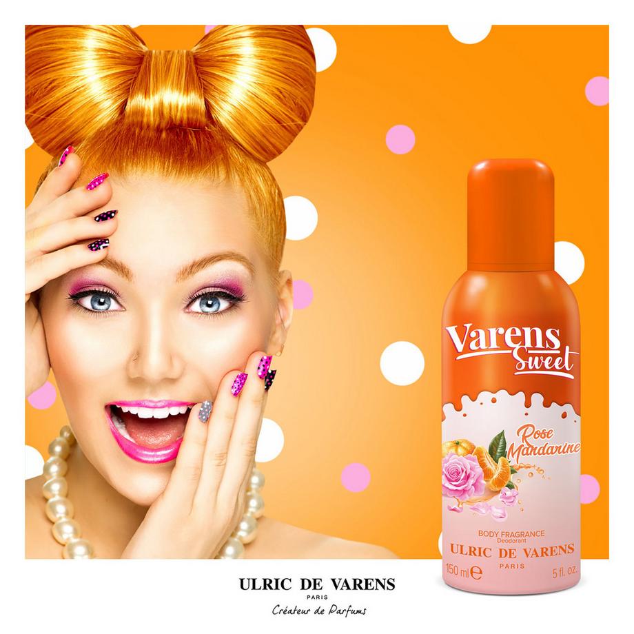 Ulric De Varens  Sweet Rose Mandarine Body Fragrance 