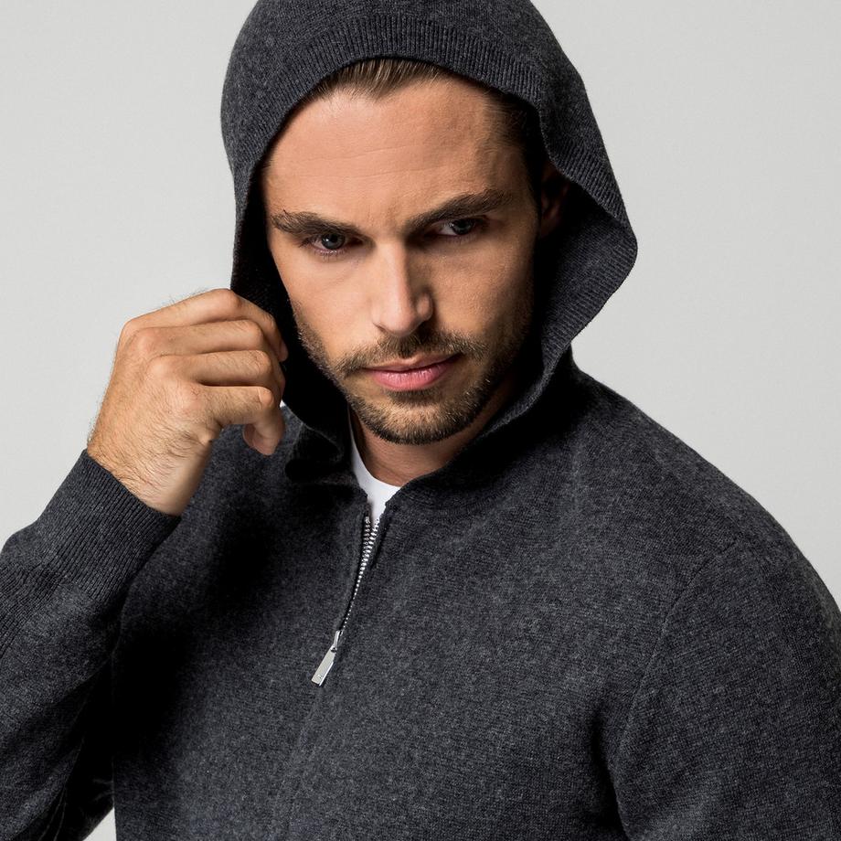 Manor Man Reissverschluss Hoodie  
