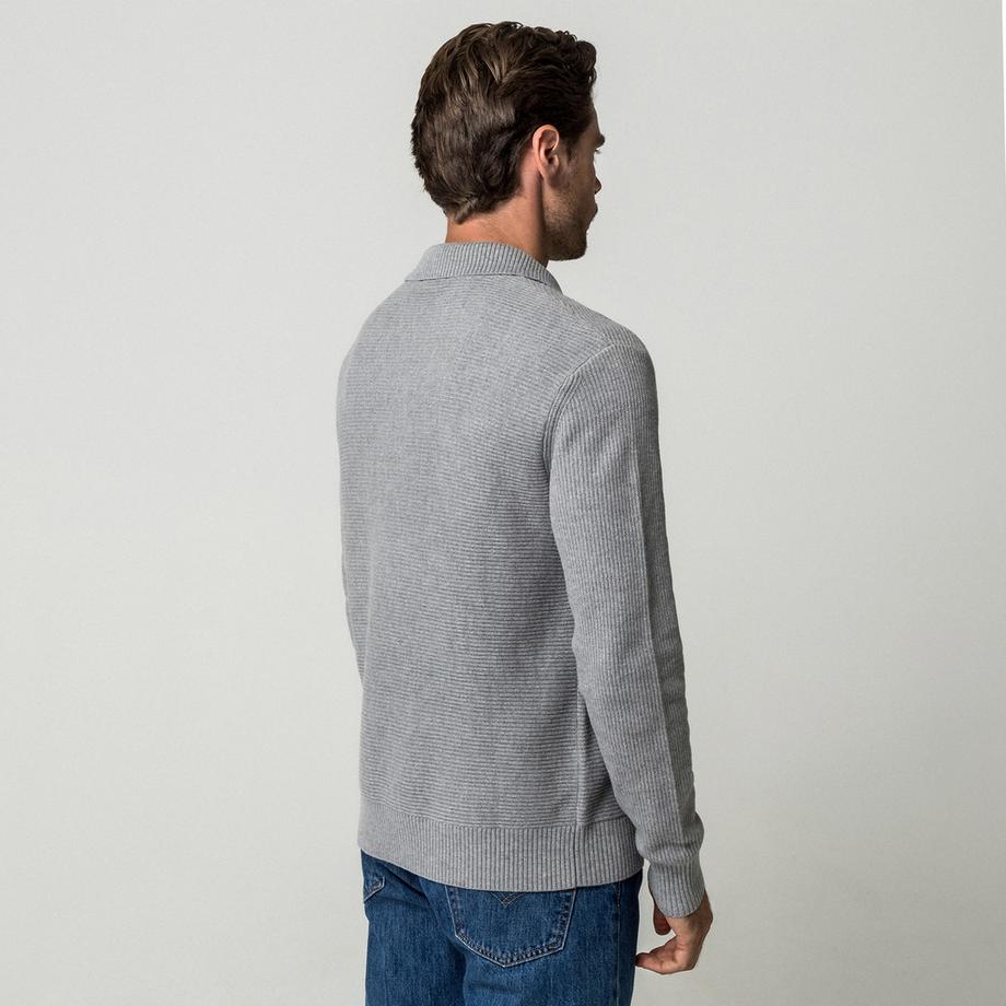 Manor Man Pullover Col Polo  