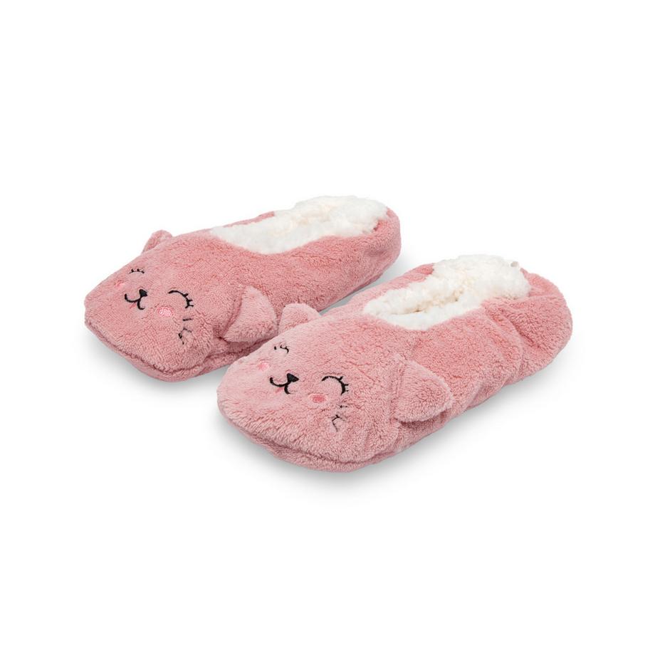 Manor Woman Xmas program CAT rosa Ballerina Chaussons  