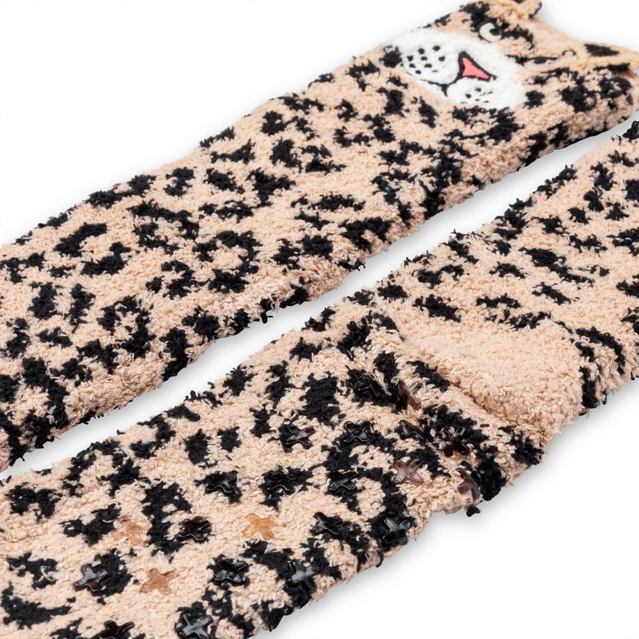 Manor Woman Gift box Leopard Chaussettes hauteur mollet  