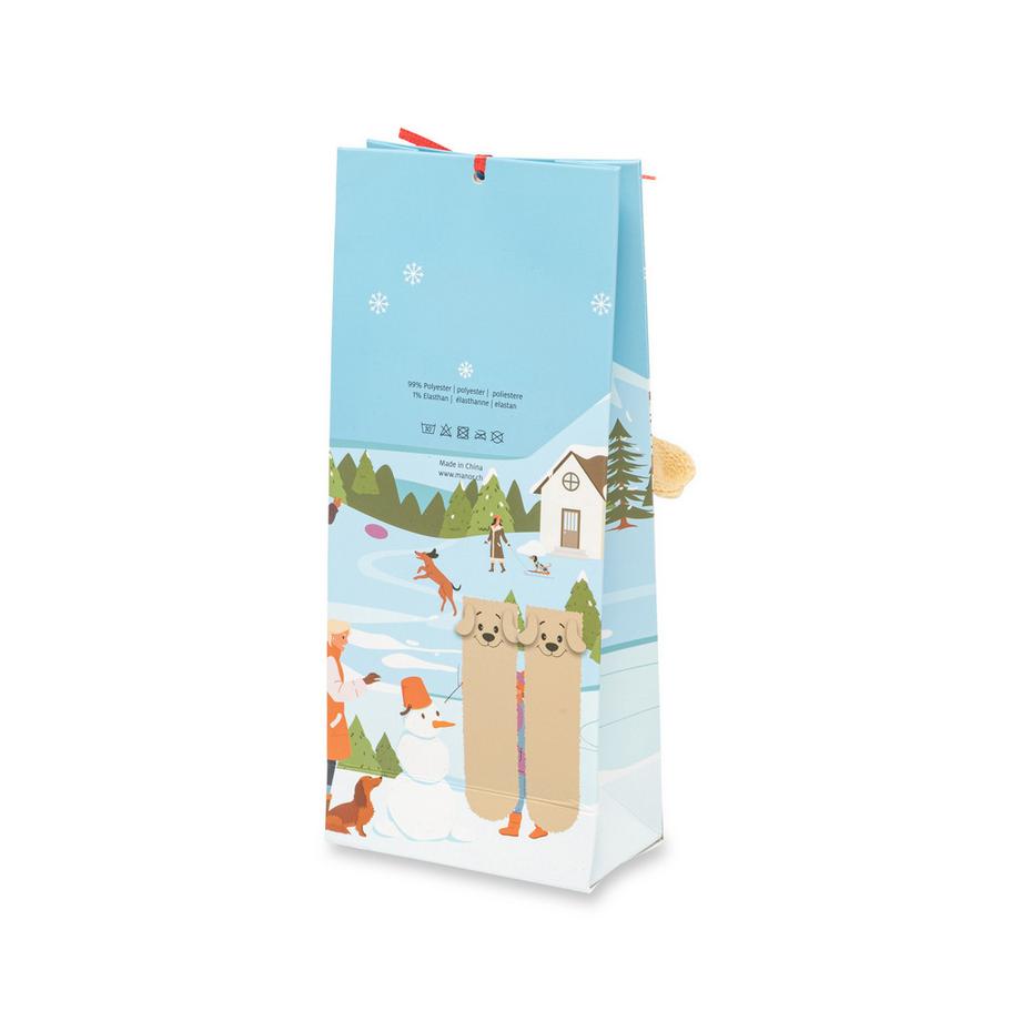 Manor Woman Gift box dog Wadenlange Socken  