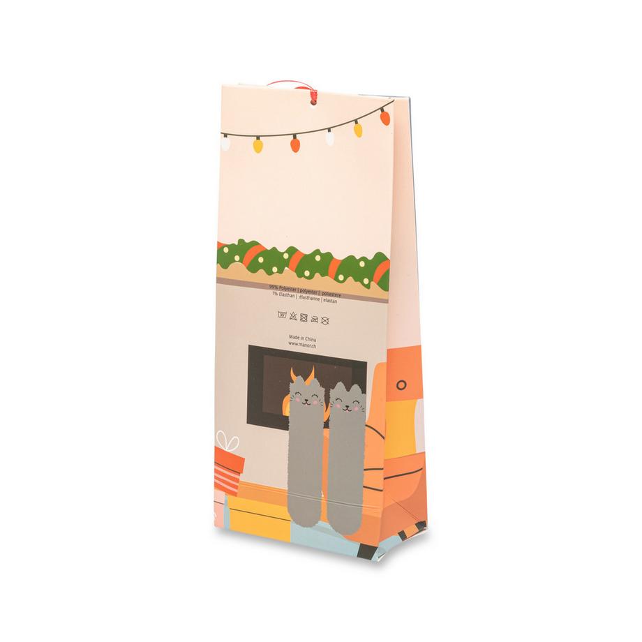 Manor Woman Gift box cat grey Gambaletti  