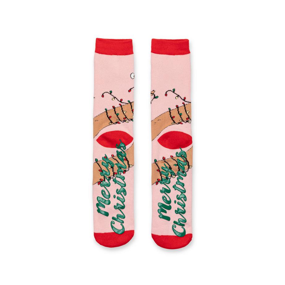 Manor Woman Xmas Ladies Terry Socks Hauteur Mollet  