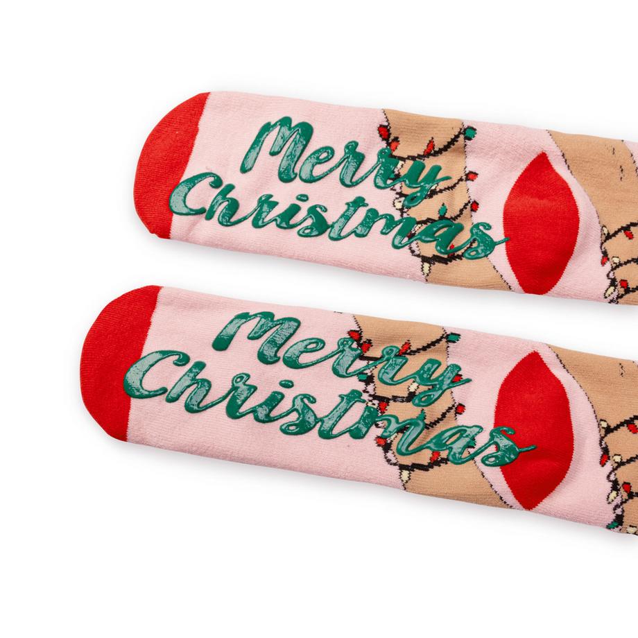 Manor Woman Xmas Ladies Terry Socks Hauteur Mollet  