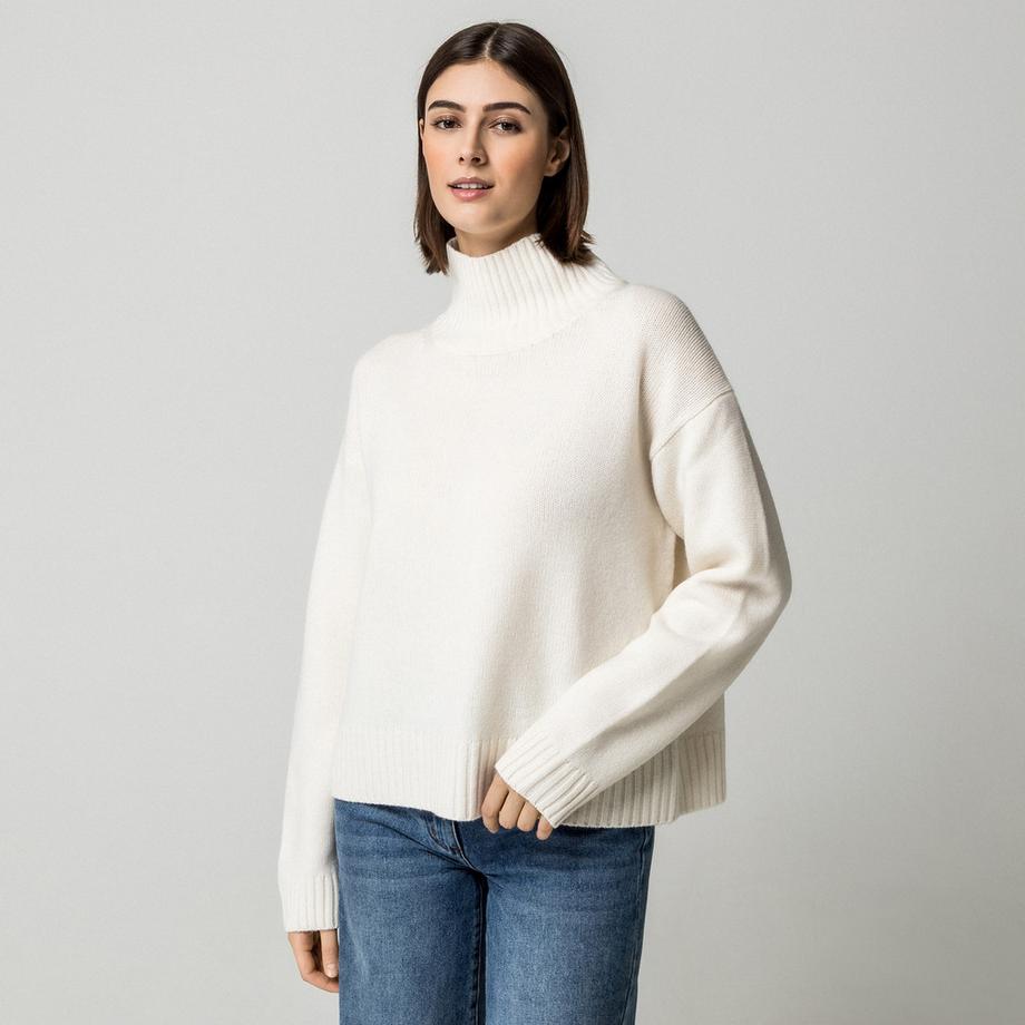 Pull, col roulé