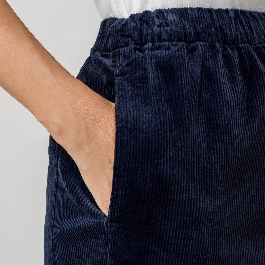 Manor Woman Pantalon en velours côtelé Regular Fit  