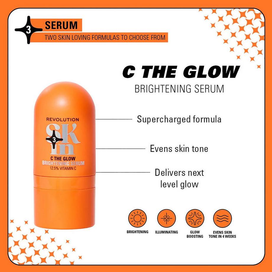 Revolution  C The Glow 12.5% Vitamin C Brightening Serum 