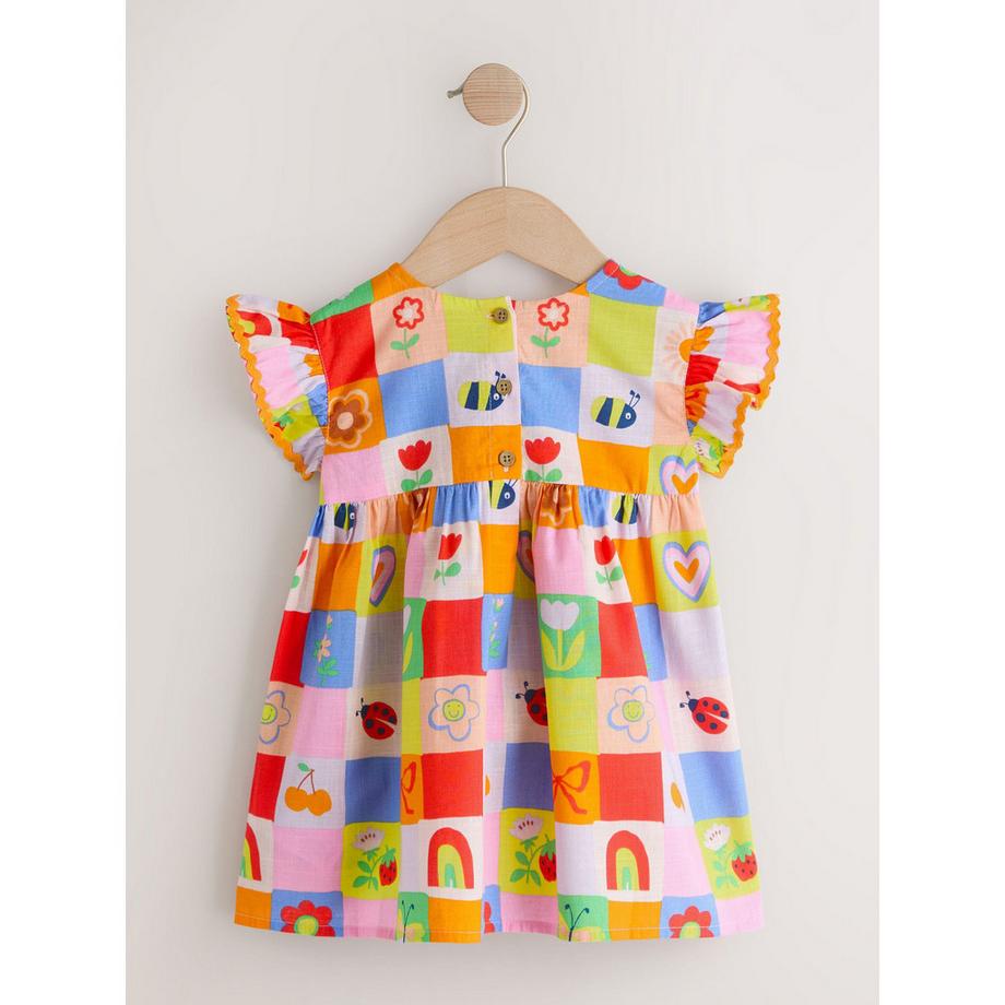 Next Ric Rac Rüschenärmel Kleid  