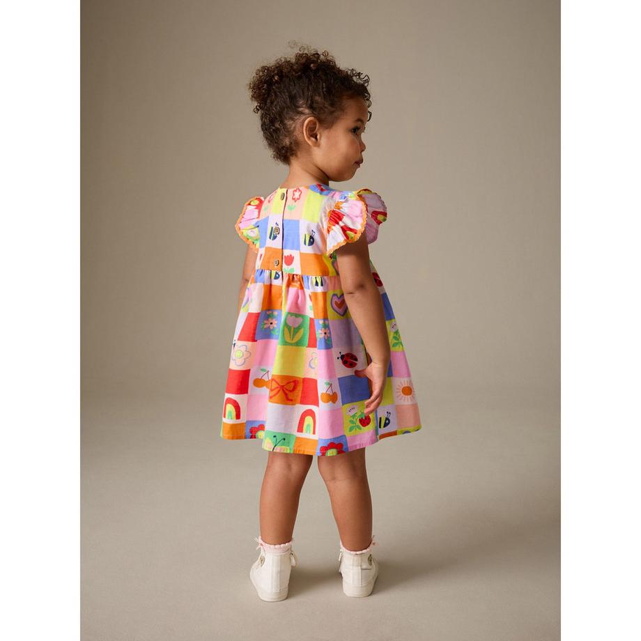 Next Ric Rac Rüschenärmel Kleid  