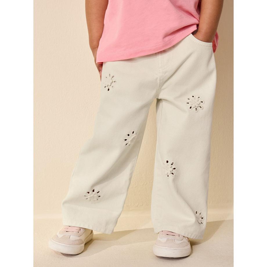 Next Jeans con ricamo traforato  