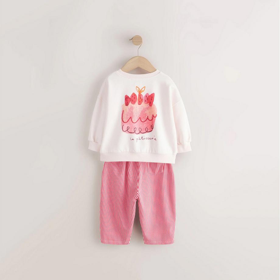 Next Sweatshirt und Jogginghose Set  