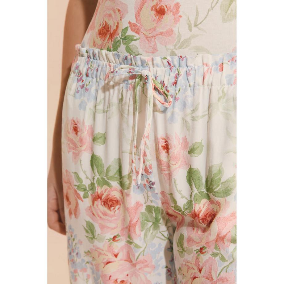 Etam Pantaloni del pigiama con stampa floreale  