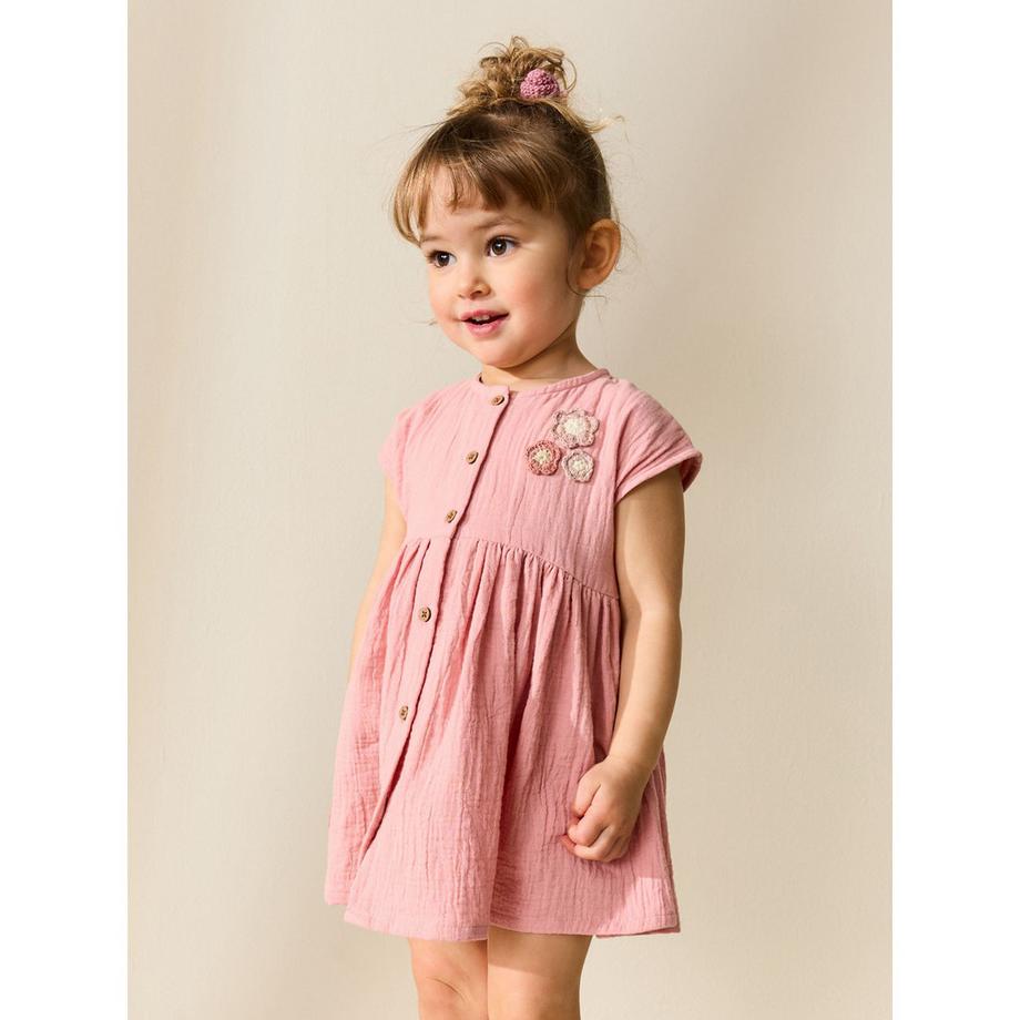 Next Robe Bébé avec Appliqués Floraux  