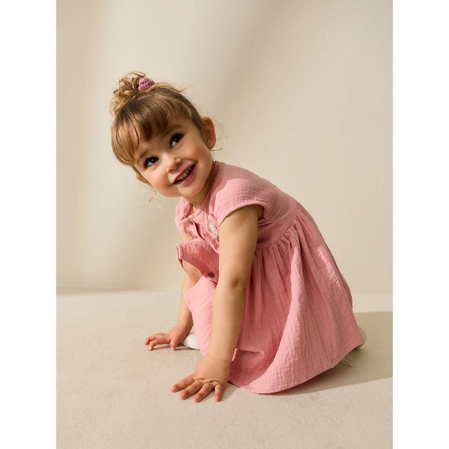 Next Robe Bébé avec Appliqués Floraux  
