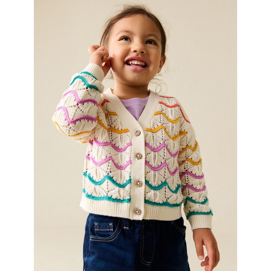 Next Cardigan Onde Arcobaleno  