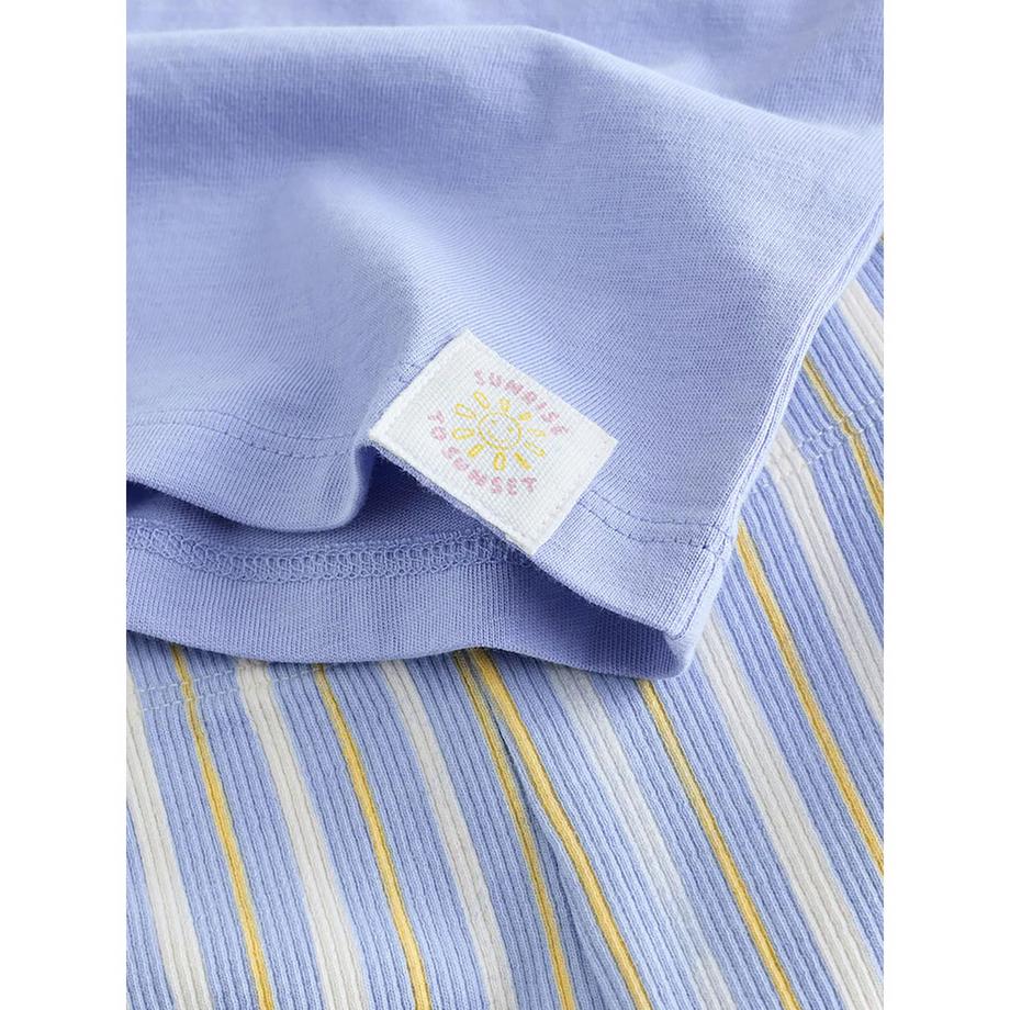 Next T-Shirt und gestreifte Shorts Set  