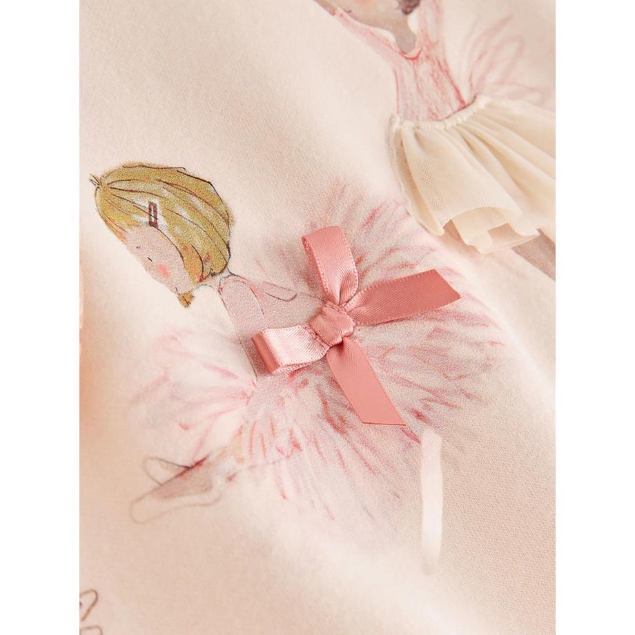 Next Felpa Leggings Set Stampa Ballerina  