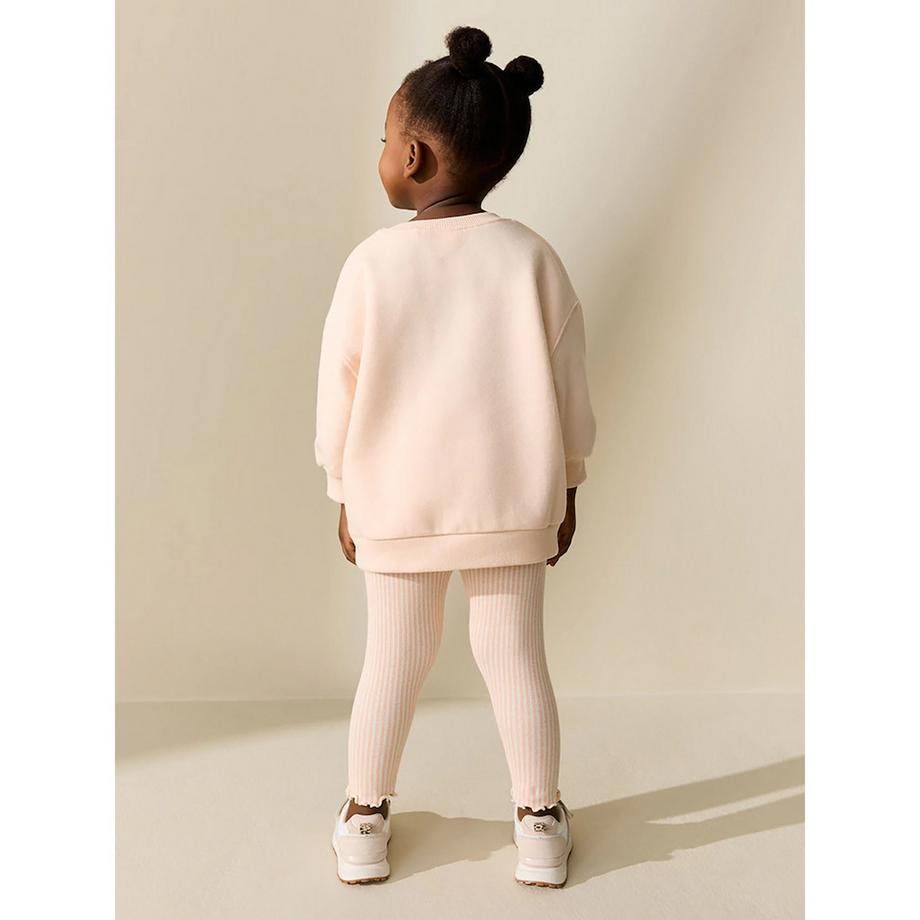 Next Felpa Leggings Set Stampa Ballerina  