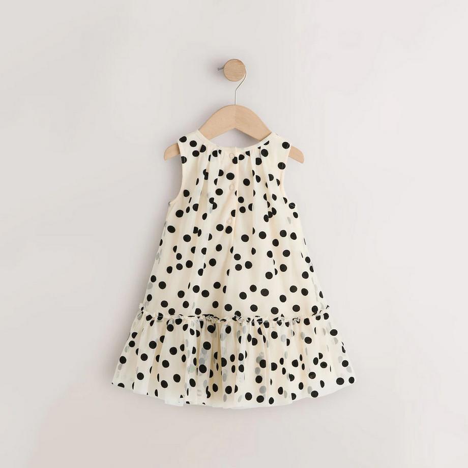 Next Gepunktetes ärmelloses Kleid  