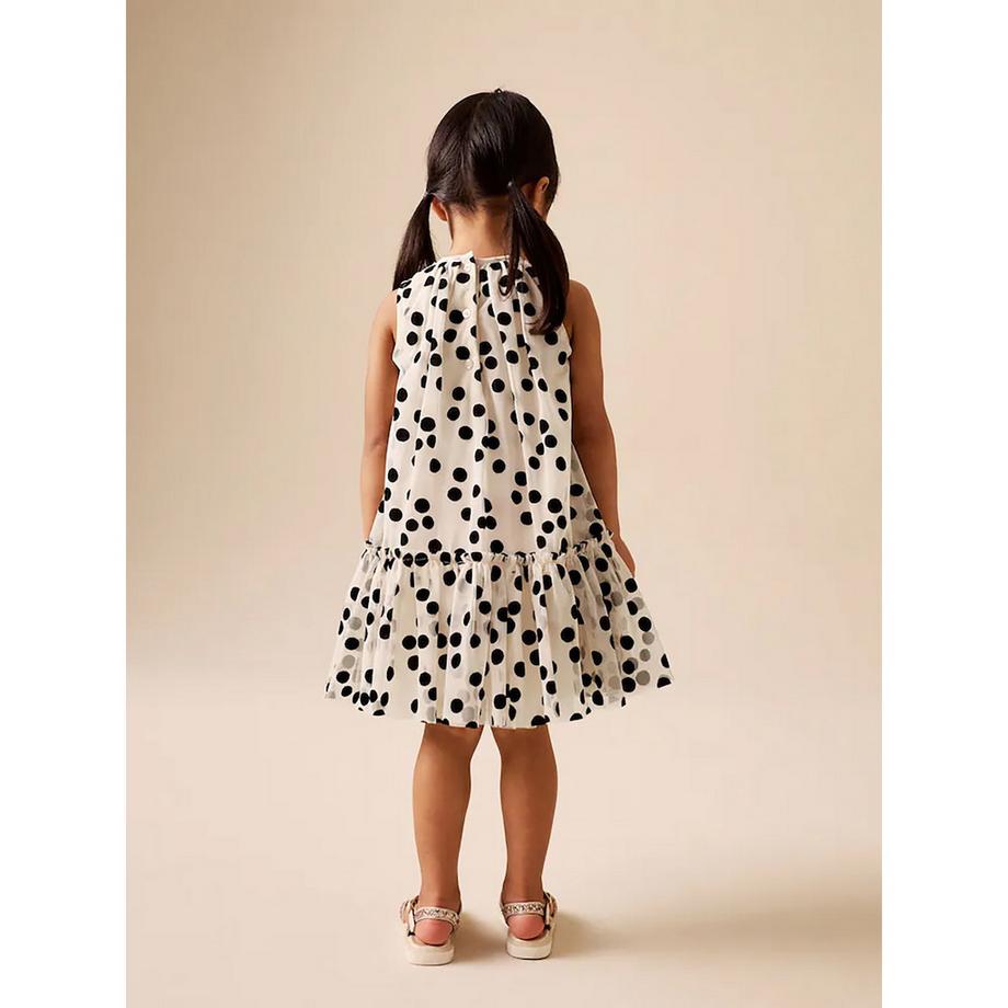 Next Gepunktetes ärmelloses Kleid  