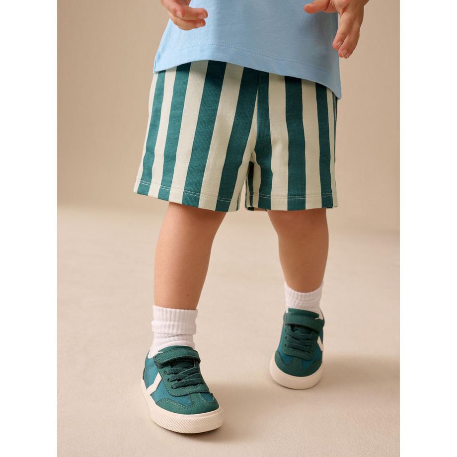 Next Set T-shirt Mercato della Frutta e Pantaloncini a Righe  