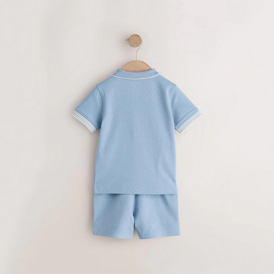 Next Polo Shirt und Shorts Set  