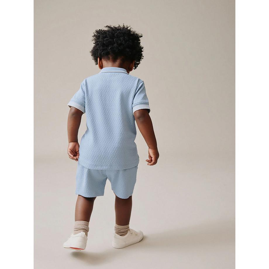 Next Polo Shirt und Shorts Set  