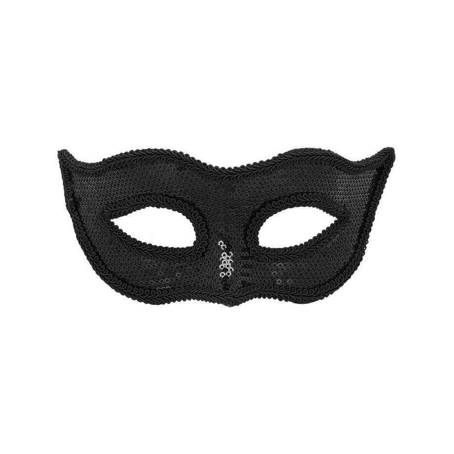 BOLAND  Maschera occhi glitter nera 