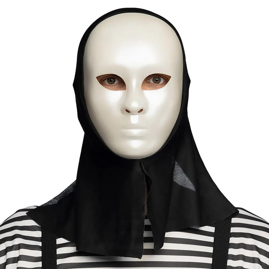 Masque pantomime capuche