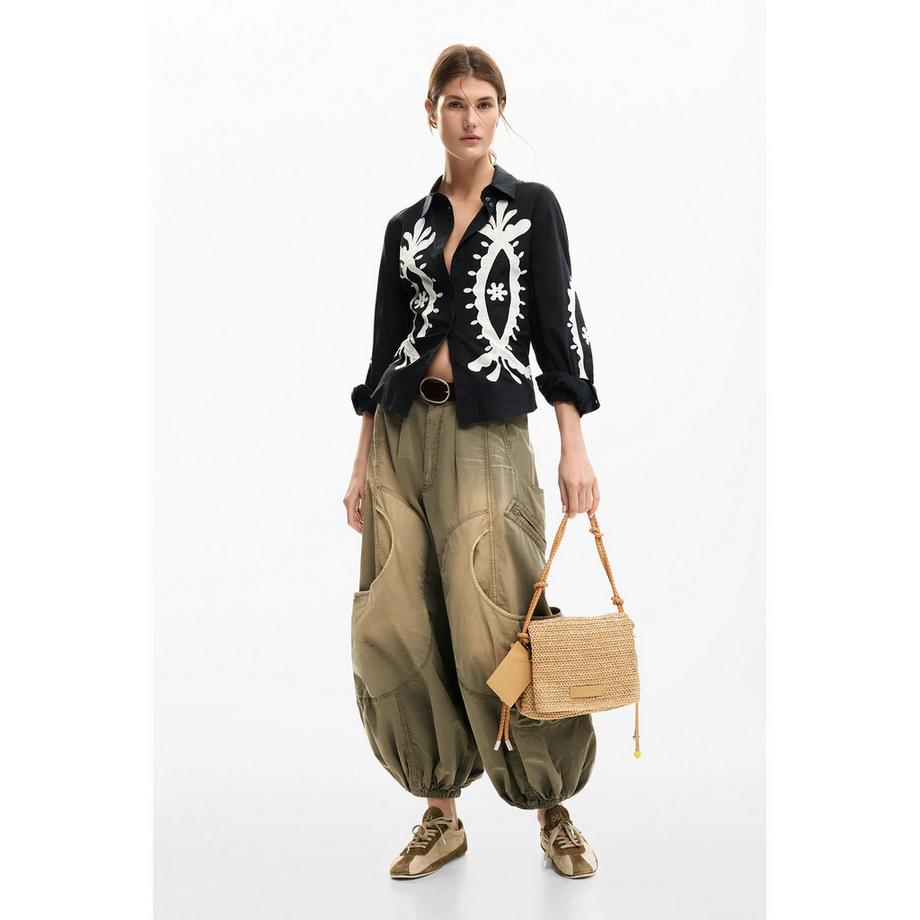 Desigual Chemise à manches longues à motifs  