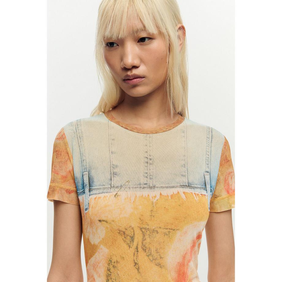 Desigual Robe Longue Manches Courtes  