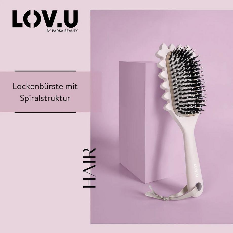 PARSA  LOV.U Lockenbürste zur Definition & Entwirrung 