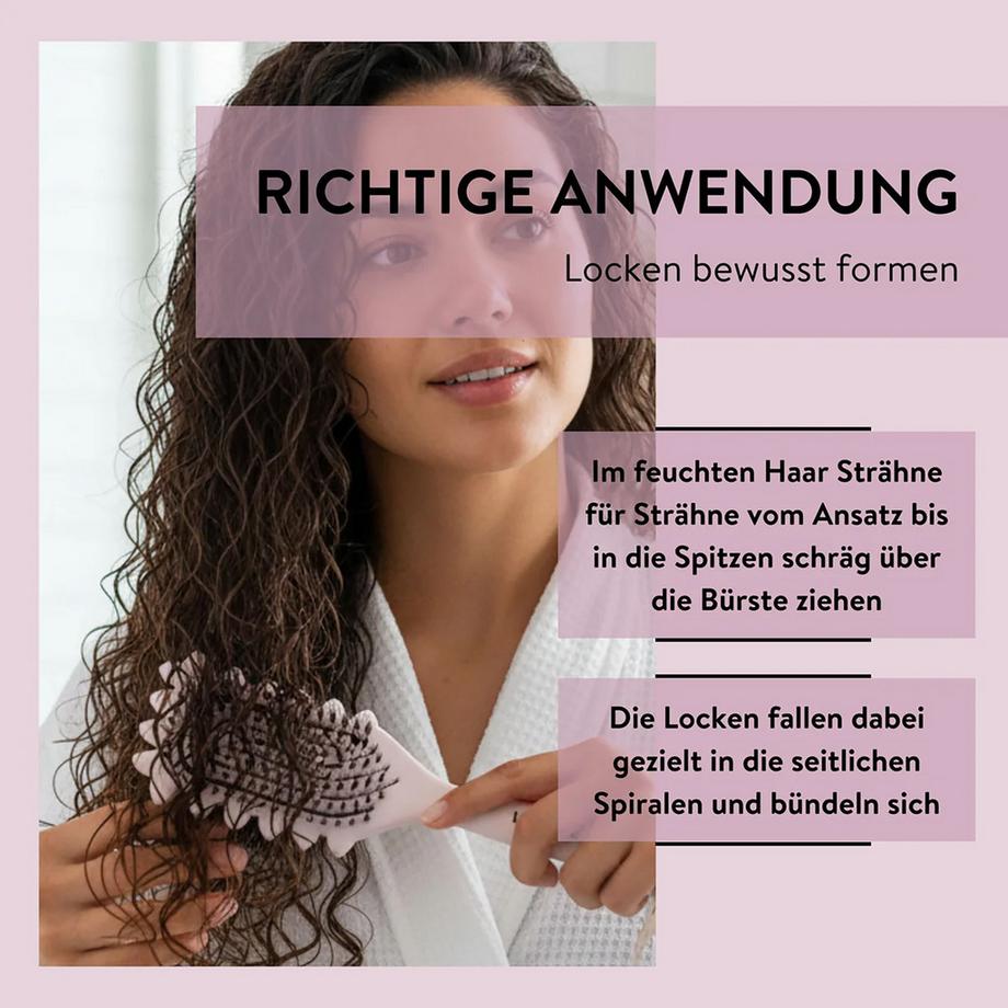 PARSA  LOV.U Lockenbürste zur Definition & Entwirrung 