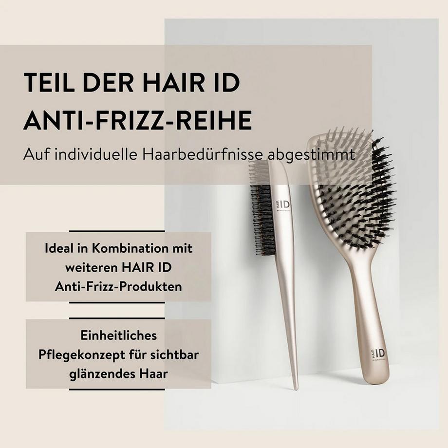 PARSA  Hair ID Anti-Frizz Sleek Kamm mit Naturborsten 