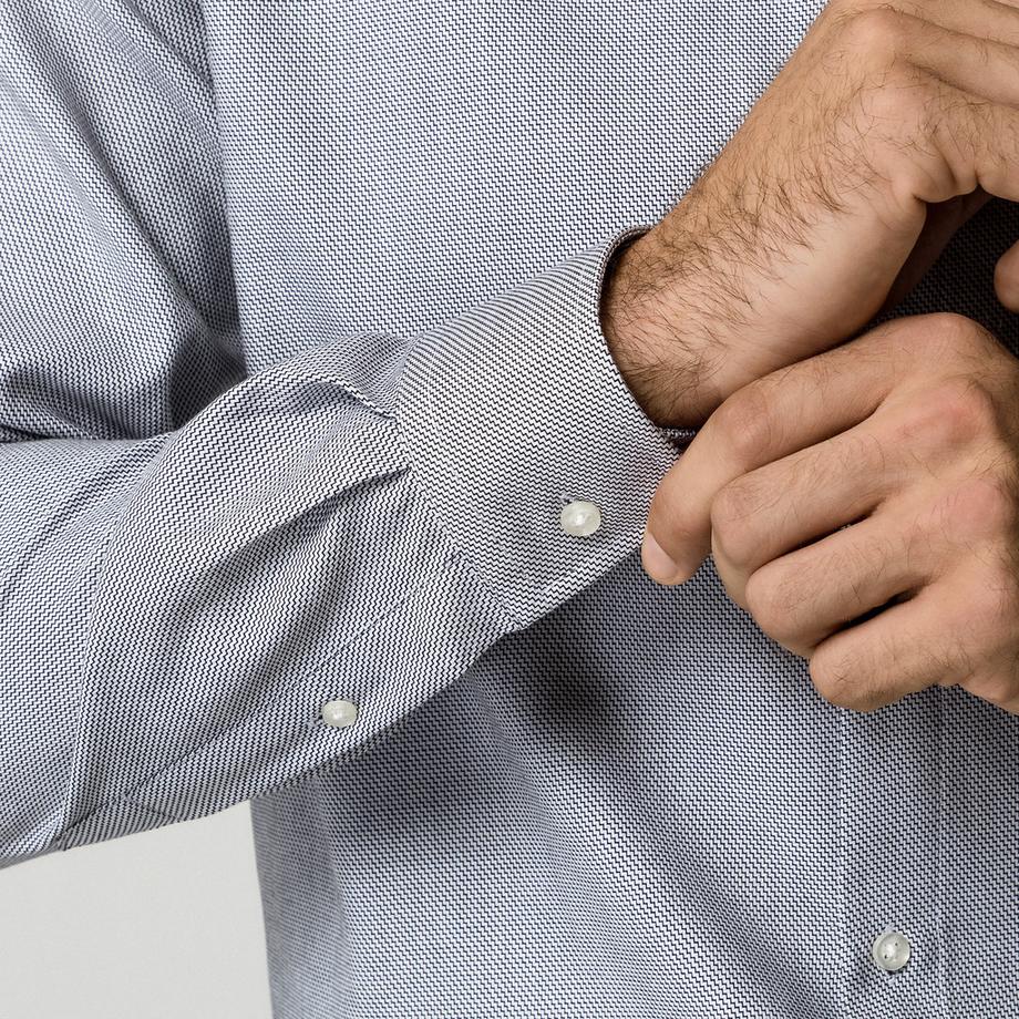 Manor Man Camicia a Maniche Lunghe  