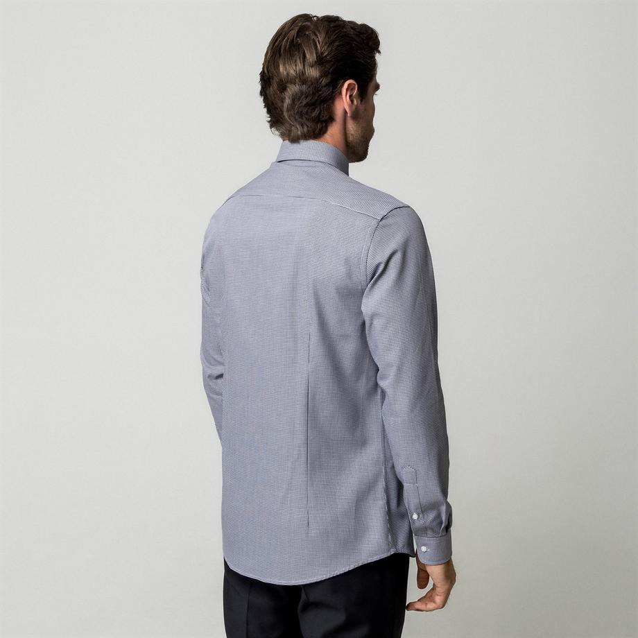 Manor Man Manor Man Camicia a Maniche Lunghe con Motivo a Quadri  