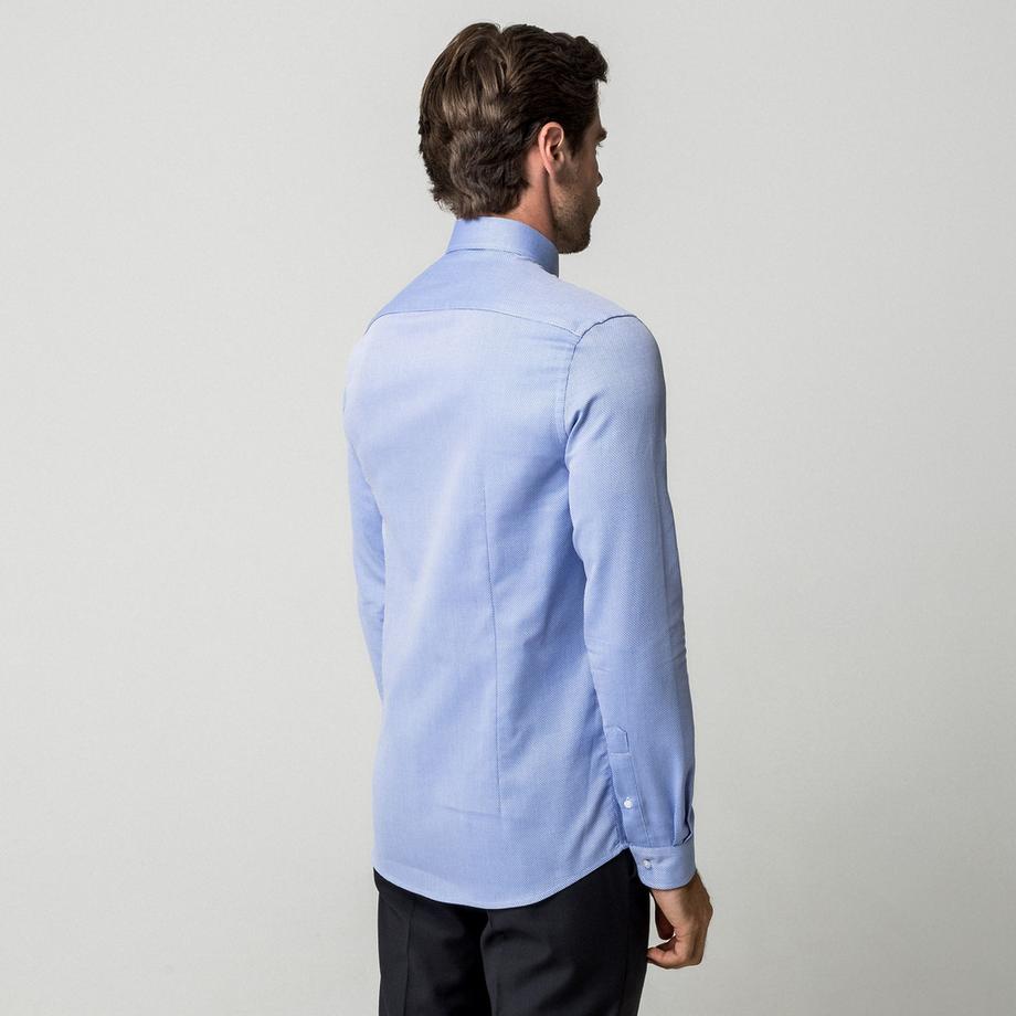 Manor Man Manor Man Chemise à Manches Longues avec Motif Micro  