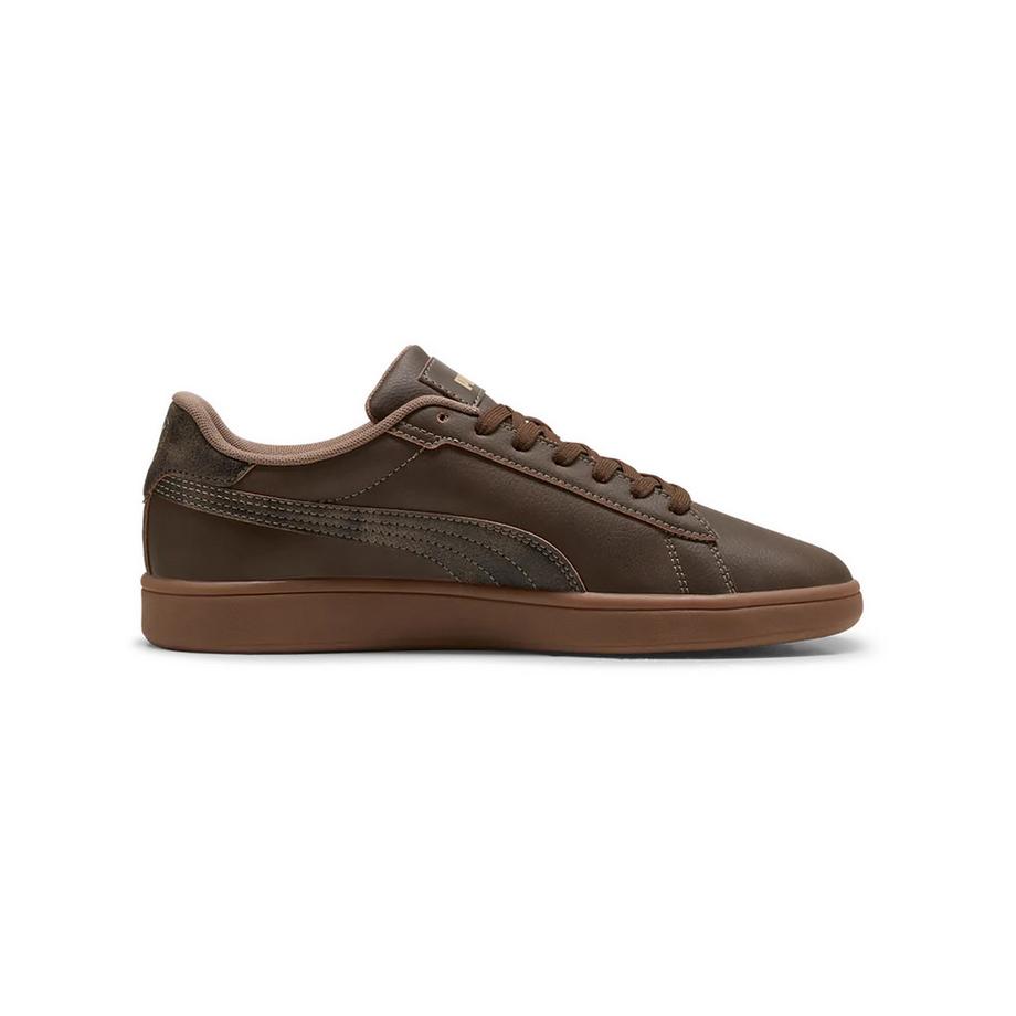 PUMA Smash 3.0 Crafted Leather Low Top Sneakers  