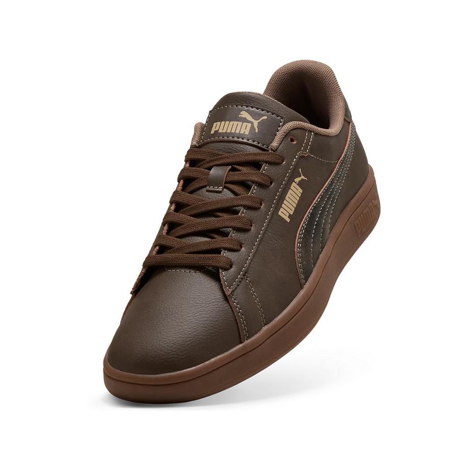 PUMA Smash 3.0 Crafted Leather Low Top Sneakers  