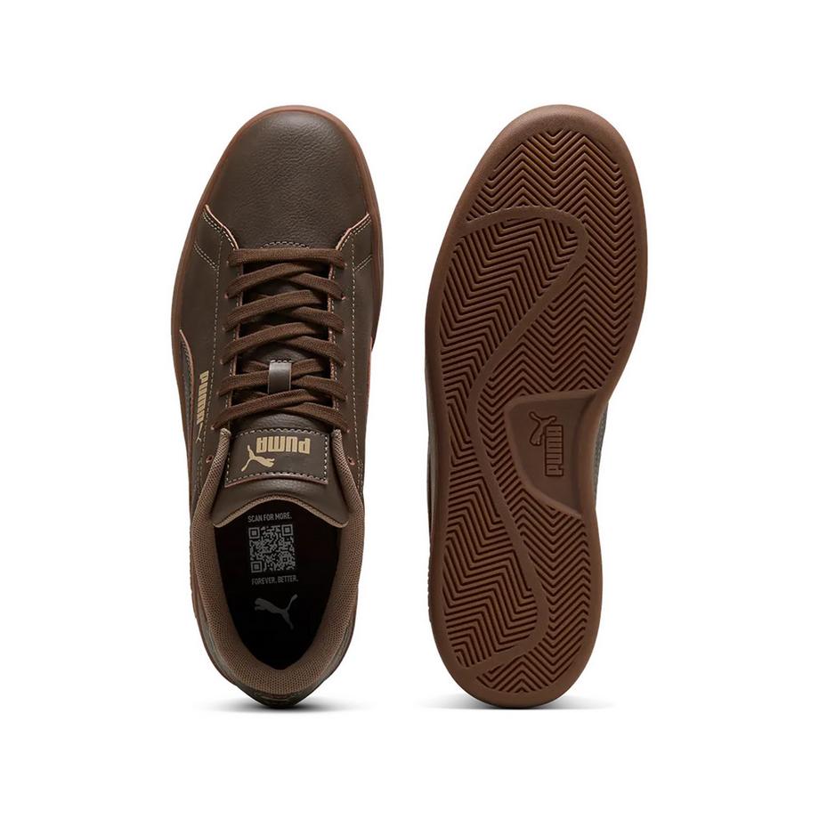 PUMA Smash 3.0 Crafted Leather Low Top Sneakers  